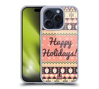 HEAD CASE NATALE AZTECO CUSTODIA COVER MORBIDA IN GEL PER APPLE iPHONE TELEFONI