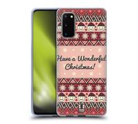 HEAD CASE NATALE AZTECO CUSTODIA COVER MORBIDA IN GEL PER SAMSUNG TELEFONI 1