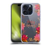 HEAD CASE NATALE DORATO CUSTODIA COVER MORBIDA IN GEL PER APPLE iPHONE TELEFONI