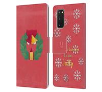 HEAD CASE NATALE ORIGAMI CUSTODIA COVER A PORTAFOGLIO PER SAMSUNG TELEFONI 1
