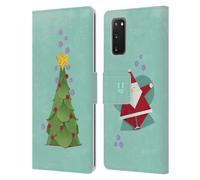 HEAD CASE NATALE ORIGAMI CUSTODIA COVER A PORTAFOGLIO PER SAMSUNG TELEFONI 1