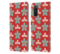 HEAD CASE NATALE RETRO CUSTODIA COVER A PORTAFOGLIO PER SAMSUNG TELEFONI 1