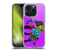 HEAD CASE NEON SILHOUETTE CUSTODIA COVER MORBIDA IN GEL PER APPLE iPHONE PHONES