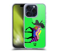 HEAD CASE NEON SILHOUETTE CUSTODIA COVER MORBIDA IN GEL PER APPLE iPHONE PHONES