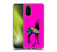 HEAD CASE NEON SILHOUETTE CUSTODIA COVER MORBIDA IN GEL PER SAMSUNG TELEFONI 1