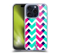 HEAD CASE NEON ZIGZAG CUSTODIA COVER MORBIDA IN GEL PER APPLE iPHONE TELEFONI
