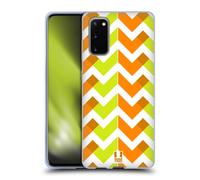 HEAD CASE NEON ZIGZAG CUSTODIA COVER MORBIDA IN GEL PER SAMSUNG TELEFONI 1