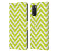 HEAD CASE NEON ZIGZAG CUSTODIA COVER PORTAFOGLIO IN PELLE PER SAMSUNG TELEFONI 1