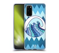 HEAD CASE ONDE DEL MARE CUSTODIA COVER MORBIDA IN GEL PER SAMSUNG TELEFONI 1