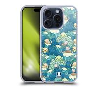 HEAD CASE ONDE OCEANO DOODLE CUSTODIA COVER MORBIDA IN GEL PER APPLE iPHONE