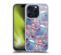 HEAD CASE ONDE OCEANO DOODLE CUSTODIA COVER MORBIDA IN GEL PER APPLE iPHONE