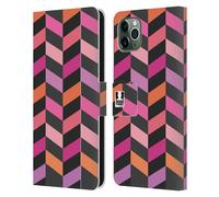 HEAD CASE OTTICHE GEOMETRICHE CUSTODIA COVER A PORTAFOGLIO PER APPLE iPHONE