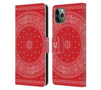 HEAD CASE DESIGNS BANDANA CLASSICA CUSTODIA COVER A PORTAFOGLIO PER APPLE iPHONE
