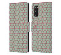 HEAD CASE PATTERN A CUORE CUSTODIA COVER A PORTAFOGLIO PER SAMSUNG TELEFONI 1