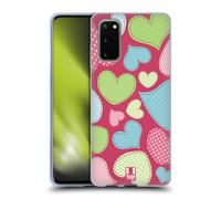 HEAD CASE PATTERN A CUORE CUSTODIA COVER MORBIDA IN GEL PER SAMSUNG TELEFONI 1