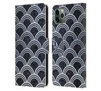 HEAD CASE PATTERN ART DECO TEXTURE CUSTODIA COVER A PORTAFOGLIO PER APPLE iPHONE