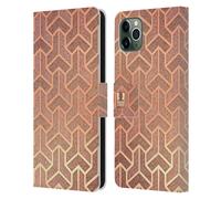 HEAD CASE PATTERN ART DECO TEXTURE CUSTODIA COVER A PORTAFOGLIO PER APPLE iPHONE