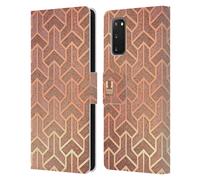 HEAD CASE PATTERN ART DECO TEXTURE CUSTODIA COVER A PORTAFOGLIO PER SAMSUNG 1