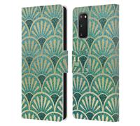 HEAD CASE PATTERN ART DECO TEXTURE CUSTODIA COVER A PORTAFOGLIO PER SAMSUNG 1