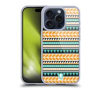 HEAD CASE PATTERN AZTECHI S2 CUSTODIA COVER MORBIDA IN GEL PER APPLE iPHONE