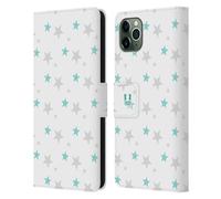 HEAD CASE PATTERN DI STELLE CUSTODIA COVER PORTAFOGLIO IN PELLE PER APPLE iPHONE
