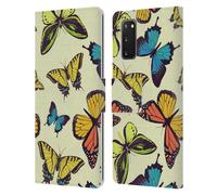 HEAD CASE PATTERN FARFALLE CUSTODIA COVER A PORTAFOGLIO PER SAMSUNG TELEFONI 1