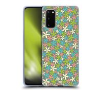 HEAD CASE PATTERN FLOREALI CUSTODIA COVER MORBIDA IN GEL PER SAMSUNG TELEFONI 1