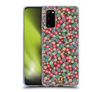 HEAD CASE PATTERN FLOREALI CUSTODIA COVER MORBIDA IN GEL PER SAMSUNG TELEFONI 1