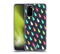 HEAD CASE PATTERN GOCCE CUSTODIA COVER MORBIDA IN GEL PER SAMSUNG TELEFONI 1