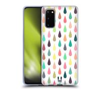 HEAD CASE PATTERN GOCCE CUSTODIA COVER MORBIDA IN GEL PER SAMSUNG TELEFONI 1