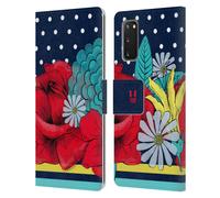 HEAD CASE PATTERN MIX CUSTODIA COVER PORTAFOGLIO IN PELLE PER SAMSUNG TELEFONI 1