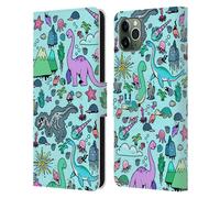 HEAD CASE PATTERN PREISTORICI CUSTODIA COVER A PORTAFOGLIO PER APPLE iPHONE