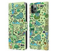 HEAD CASE PATTERN PREISTORICI CUSTODIA COVER A PORTAFOGLIO PER APPLE iPHONE