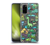 HEAD CASE PATTERN PREISTORICI CUSTODIA COVER MORBIDA IN GEL PER SAMSUNG PHONES 1