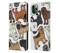 HEAD CASE PATTERN RAZZE DI CANI 4 CUSTODIA COVER A PORTAFOGLIO PER APPLE iPHONE