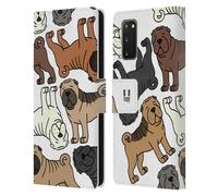 HEAD CASE PATTERN RAZZE DI CANI 4 CUSTODIA COVER A PORTAFOGLIO PER SAMSUNG 1