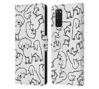 HEAD CASE PATTERN RAZZE DI CANI 4 CUSTODIA COVER A PORTAFOGLIO PER SAMSUNG 1