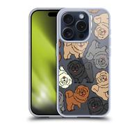 HEAD CASE PATTERN RAZZE DI CANI 4 CUSTODIA COVER MORBIDA IN GEL PER APPLE iPHONE