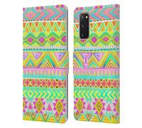 HEAD CASE PATTERN TRIBALI ACQUARELLO CUSTODIA COVER A PORTAFOGLIO PER SAMSUNG 1