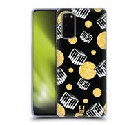 HEAD CASE PIANO MUSIC ART CUSTODIA COVER MORBIDA IN GEL PER SAMSUNG TELEFONI 1