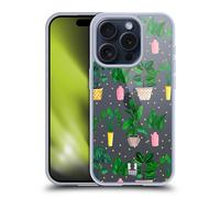 HEAD CASE PIANTE ACQUARELLI CUSTODIA COVER MORBIDA IN GEL PER APPLE iPHONE