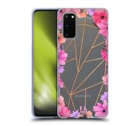 HEAD CASE PIANTE E GEOMETRIE CUSTODIA COVER MORBIDA IN GEL PER SAMSUNG PHONES 1