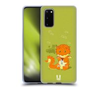 HEAD CASE PICCOLI DRAGONI CUSTODIA COVER MORBIDA IN GEL PER SAMSUNG TELEFONI 1