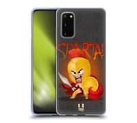 HEAD CASE PICCOLI SPARTANI CUSTODIA COVER MORBIDA IN GEL PER SAMSUNG TELEFONI 1