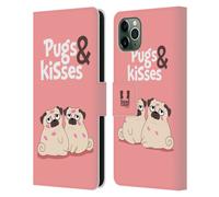 HEAD CASE PIPER IL PUG CUSTODIA COVER A PORTAFOGLIO PER APPLE iPHONE TELEFONI