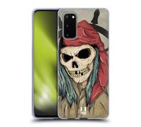 HEAD CASE PIRATI TESCHI CUSTODIA COVER MORBIDA IN GEL PER SAMSUNG TELEFONI 1