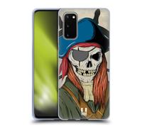 HEAD CASE PIRATI TESCHI CUSTODIA COVER MORBIDA IN GEL PER SAMSUNG TELEFONI 1