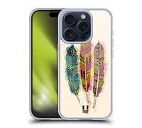 HEAD CASE PIUME AZTECHE CUSTODIA COVER MORBIDA IN GEL PER APPLE iPHONE TELEFONI