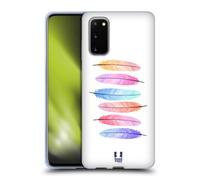 HEAD CASE PIUME AZTECHE CUSTODIA COVER MORBIDA IN GEL PER SAMSUNG TELEFONI 1