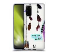 HEAD CASE PIUME D'AMORE CUSTODIA COVER MORBIDA IN GEL PER SAMSUNG TELEFONI 1